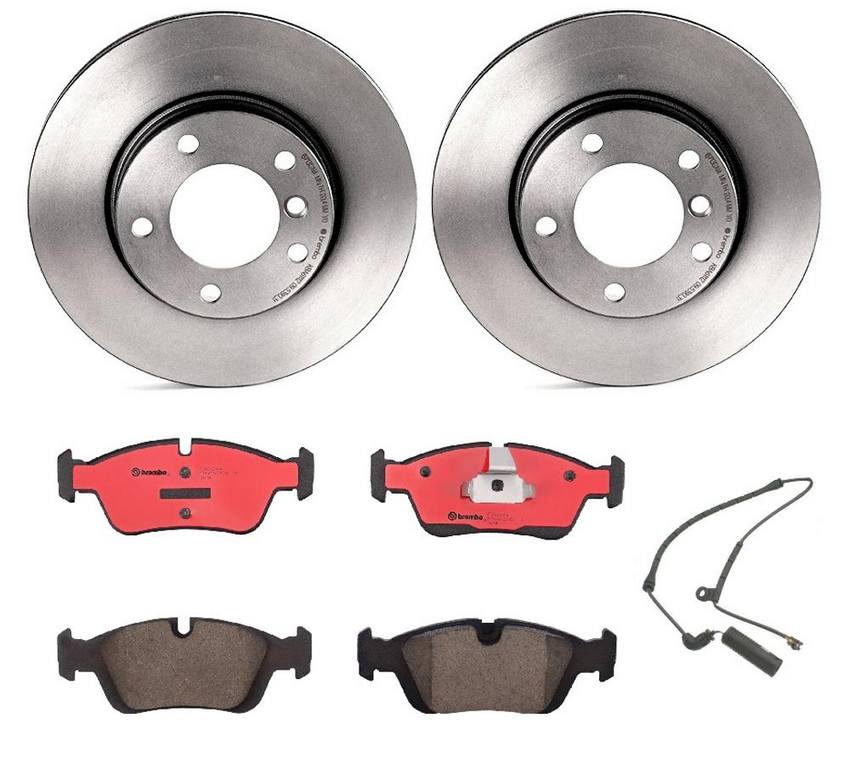 Brembo Brake Pads and Rotors Kit - Front (286mm) (Ceramic)